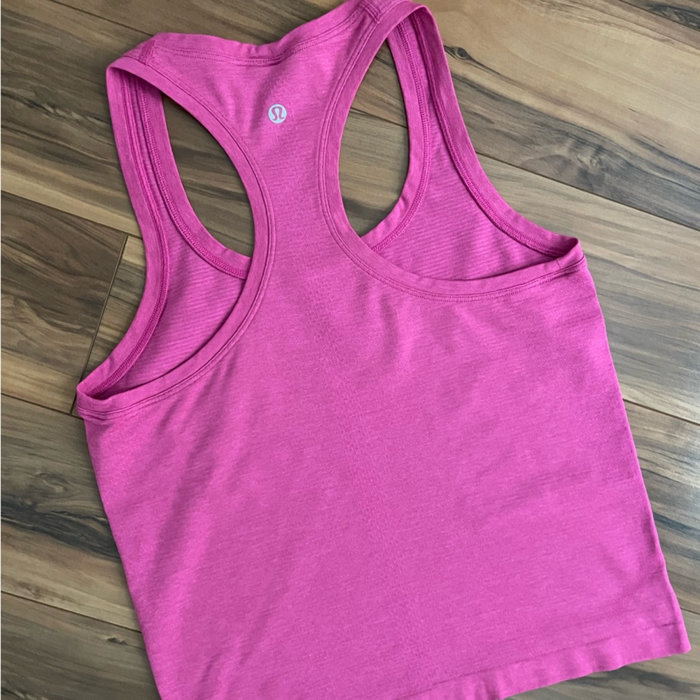 lululemon athletica Pink Racerback Tank Top